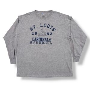 MLB GENUINE MERCHANDISE Crew Neck St. Louis Cardinals Shirt Weathered Graphics